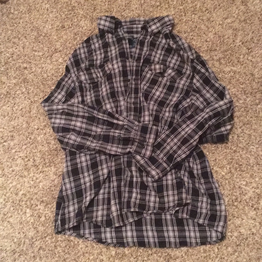 Faded glory button up